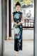emerald Green Chinese Style Sleeveless Bodycon Long Dress