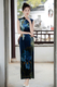 emerald Green Chinese Style Sleeveless Bodycon Long Dress