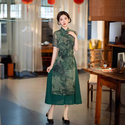 chinese Style Improved Ao Dai Qipao Long Dress