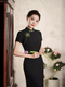 chinese Style Jacquard Qipao Dress For Young Girl