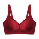 seamless Satin Jelly Gel Push-Up Wireless Bra