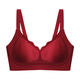seamless Satin Jelly Gel Push-Up Wireless Bra