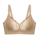 seamless Satin Jelly Gel Push-Up Wireless Bra