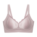 seamless Satin Jelly Gel Push-Up Wireless Bra
