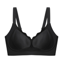 seamless Satin Jelly Gel Push-Up Wireless Bra