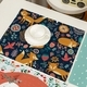 nordic Cotton Linen Printed Tablecloth Custom Image