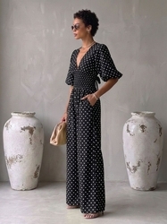 Black Polka Dot