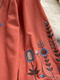 bohemian Vintage Embroidered Print Long Sleeve Shirt Women Loose Casual French Style Doll Top