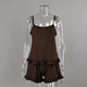 knitted Modal Tank Top And Shorts Two-Piece Pajama Set