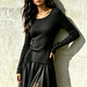 ribbed Knit Slim Fit Long Sleeve Women's Top