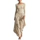 off-Shoulder Slim Fit Top With Wide Leg Pants Two-Piece Set