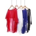 chiffon Pullover Shawl Cape Women's Sun Protection Arm Cover