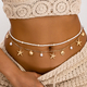 bohemian Shell Starfish Seed Bead Waist Chain For Women