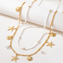 bohemian Shell Starfish Seed Bead Waist Chain For Women