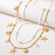 bohemian Shell Starfish Seed Bead Waist Chain For Women