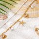 bohemian Shell Starfish Seed Bead Waist Chain For Women