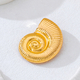 vintage Metal Starfish Shell Conch Brooch Women's Corsage
