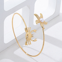 golden yellow ocean Series Starfish Crab Women's Armband