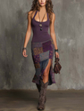 women's 3D Digital Print Strappy Dress