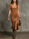 women's 3D Digital Print Strappy Dress