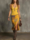 women's 3D Digital Print Strappy Dress