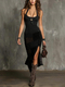 women's 3D Digital Print Strappy Dress