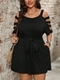 plus Size Off-Shoulder Casual Jumpsuit