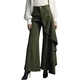 irregular Splicing Drape Suede Women's Trousers