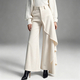 irregular Splicing Drape Suede Women's Trousers