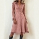 Western-Cowboy-Wildleder-Trenchcoat mit Fransen, schlanke Passform, langärmelige Jacke