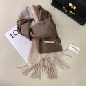 100% Wool Double-Sided Color-Block Scarf