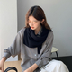 triangle Scarf Wool Blend Wrap