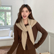 triangle Scarf Wool Blend Wrap