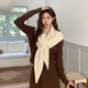 triangle Scarf Wool Blend Wrap