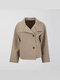 Elegant Stand Collar Long Sleeve Wool Coat