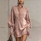 V-Neck Tassel Embroidered Dress For Women