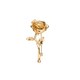 Simple Rose Brooch Men's High-End Suit Jacket Lapel Pin