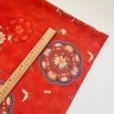 Retro Floral Cotton-Linen Digital Print Fabric