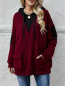 Women's Loose Mid-Length Hooded Top Plus Size Spring Autumn Hoodie