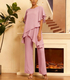 Women's Loose Chiffon Two-Piece Set Solid Color Plus Size