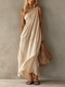 Elegant One-Shoulder Sleeveless Long Dress
