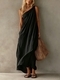 Elegant One-Shoulder Sleeveless Long Dress