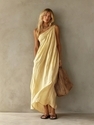 Elegant One-Shoulder Sleeveless Long Dress