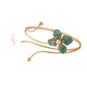 Inlaid Enamel Flower Arm Bracelet For Women Summer Vacation Wear