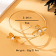 Inlaid Enamel Flower Arm Bracelet For Women Summer Vacation Wear