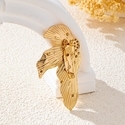 YLC-XZ-2294 Gold Brooch Elegant Flower Brooch For Women Parties And Banquets