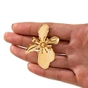 YLC-XZ-2294 Gold Brooch Elegant Flower Brooch For Women Parties And Banquets