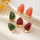 Minimalist Colorful Acrylic Teardrop Stud Earrings For Women