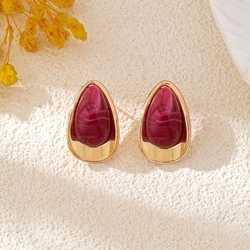 YLC-ES-2189 Purple Earrings
