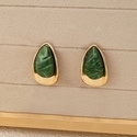 Minimalist Colorful Acrylic Teardrop Stud Earrings For Women